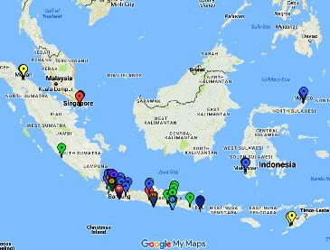 Location Map Regular Course Program Nomor